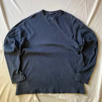 00s 써멀 롱 T 그런지 Y2K 파랑 인기 헤이세이 구제 의류 M