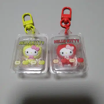 산리오 시크릿 키링 후르츠 디자인 키티