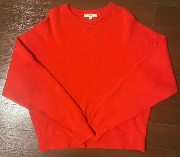 UNIQLOc 스무스 코튼 크루넥 스웨터 컬러 14 레드 L