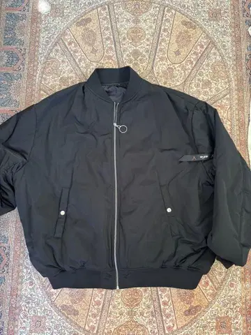 블랙 MA-1 플라이트 자켓