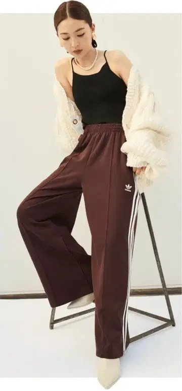 adidas 스나이델 브라운 팬츠 RELAXED PANT PB