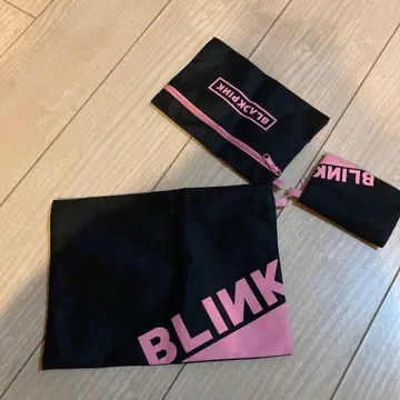 BLACKPINK 파우치 세트 블랙 핑크