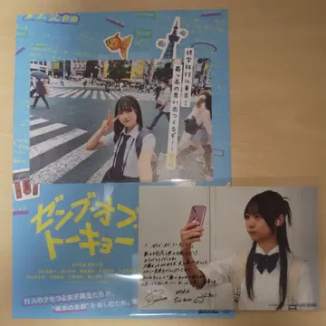 히나타자카46 쇼겐지 요코 미야치 스미레 젠부 오브 도쿄 포스터 엽서