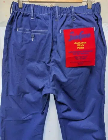 택 포함 새상품 파랑 워크 팬츠