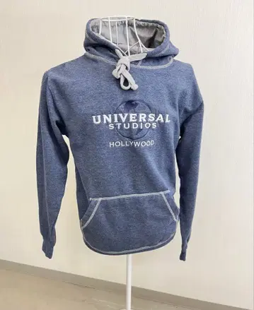 유니버설 스튜디오 후드 부착 후드티 네이비