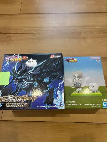 냥코 대전쟁 피규어 가오우 다크 이즈 세트