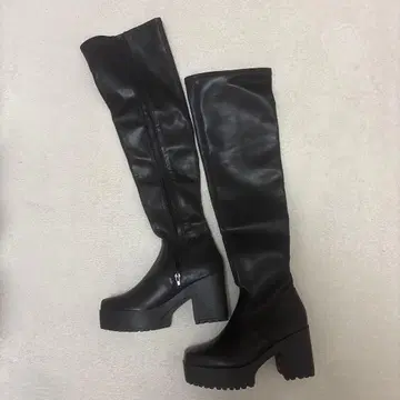 EVOL 블랙 롱 부츠