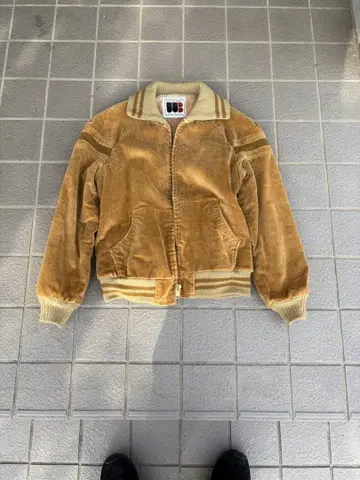 베이지 코듀로이 점퍼