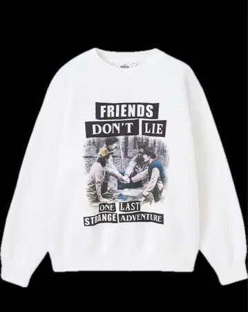 GU 기묘한 이야기 콜라보 헤비웨이트 맨투맨 L