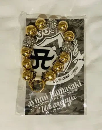 하마사키 아유미 카운트다운 굿즈 스트랩 골드 새상품
