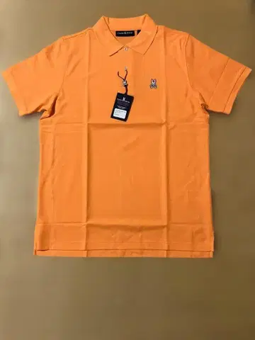 Psycho Bunny 오렌지 피케 셔츠 사이즈 5 (LL)