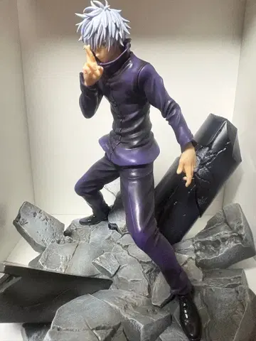 주술회전 고죠 사토루 피규어 4개 세트 개봉품 상자 없음