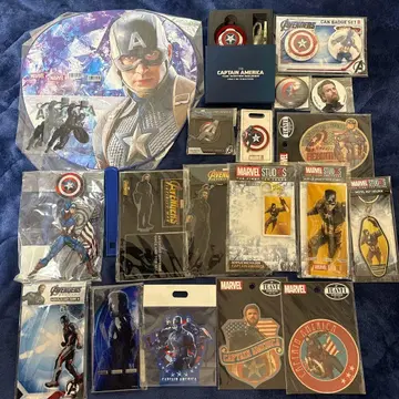 캡틴 아메리카 굿즈 아크릴 스탠드 캔뱃지 마블 어벤져스