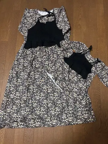 90cm 원피스 모녀 커플룩