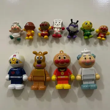 호빵맨 블록 라보 인형 4개 미니 피규어 7개 세트