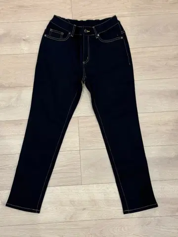 [ 미사용 ] 니센 푸치조 안쪽 플리스 데님 스트레치 스키니 팬츠 PL