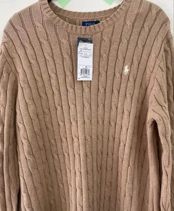 POLO 베이지 케이블 니트 원피스 50% OFF!