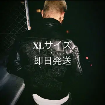 AVIREX VALLAD BLACK leather jacket