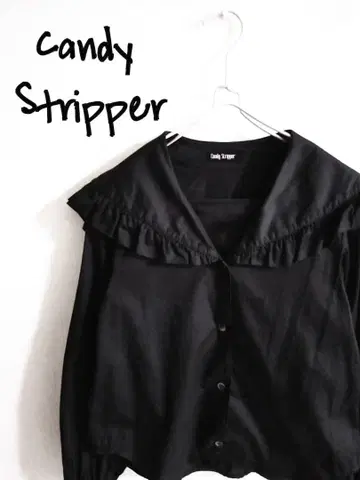 D222014 Candy Stripper SAILOR FRILL 블라우스