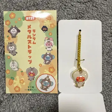 BT21 랜덤 메탈 스트랩 1개입