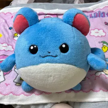 TOMY 포켓몬스터 등신대 마릴 봉제 인형 당시 물건 초기 새상품급