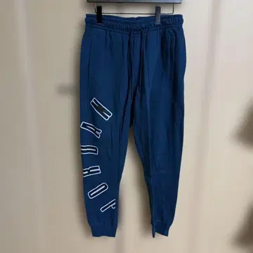 네이비 조거 팬츠 점프맨 로고