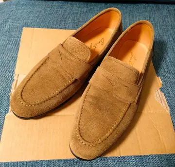 첸토페리나 스웨이드 로퍼 베이지 7 1/2 26.5cm