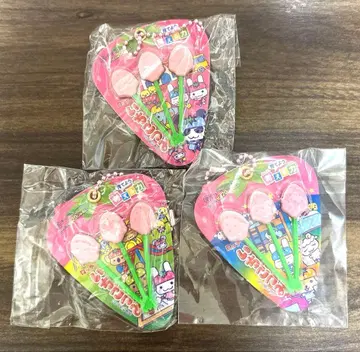 딸기 따기 미니어처 마스코트 전 3종 세트