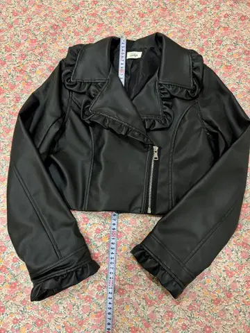 evelyn 에블린 가죽 재킷 블랙