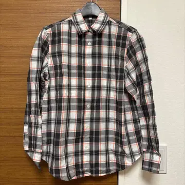 [ 새상품 ] icb 체크 무늬 긴팔 셔츠 여성용