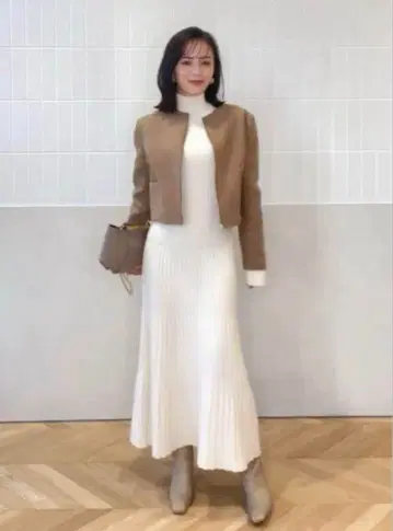 anuans 울 니트 원피스