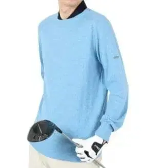 [미사용 새상품] 골프용 크루넥 스웨터