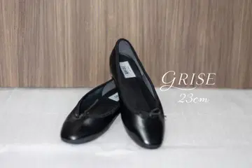 [ 새상품급 ] GRISE 그리즈 발레 슈즈 블랙 플랫 리본 포함