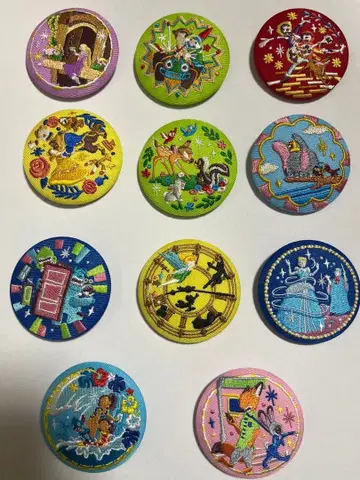 디즈니 자수 캔뱃지