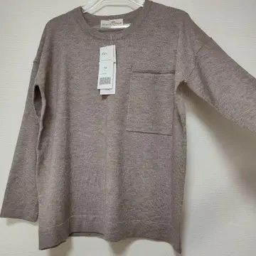 미사용 호주산 캐시미어 메리노 골드 니트 실크 블렌드