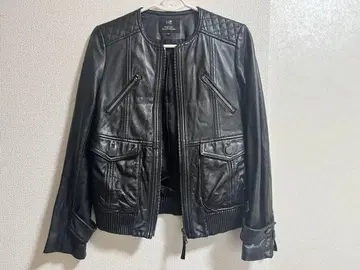 23구 블랙 가죽 자켓 사이즈 38