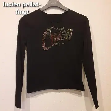 lucien pellat-finet 블랙 긴팔 T셔츠