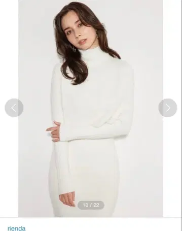 미사용 [리엔다] 베스트 세트 머메이드 니트 원피스