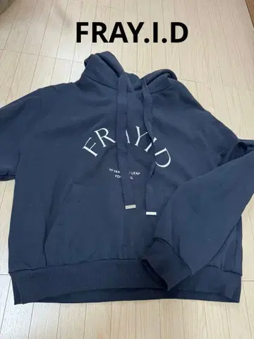FRAY I.D 네이비 후드티 ONE SIZE
