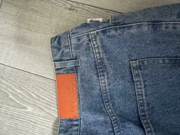 Rroom 스트레이트 레그 데님 팬츠 라이트 블루