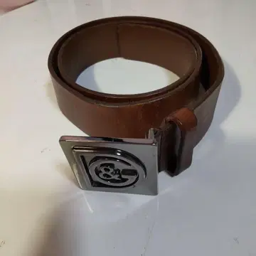 D&G 브라운 가죽 벨트