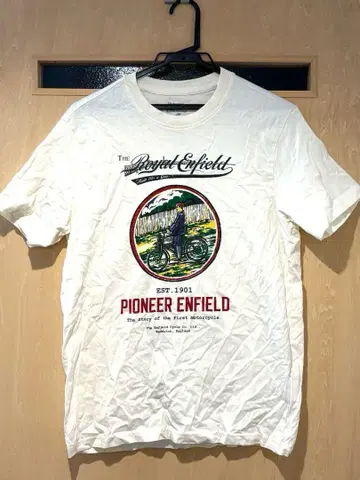 Royal Enfield 프린트T셔츠 M 화이트