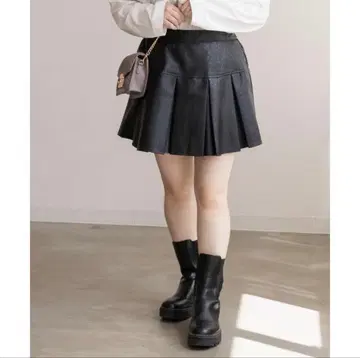 쿠레트 CLETTE 인조 가죽 스커트 4L