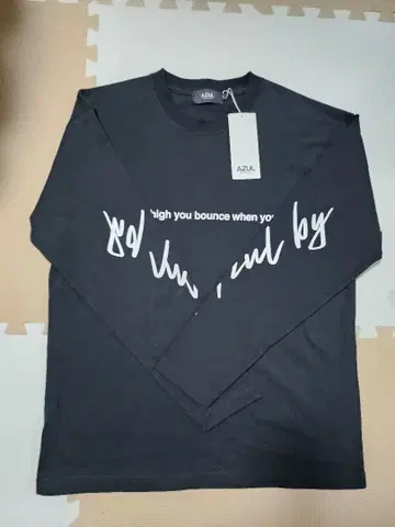 [새상품] AZULbyMoussy 블랙 롱 슬리브 T셔츠 M