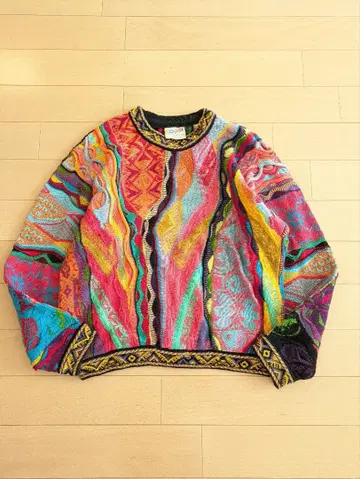 COOGI 멀티 컬러 니트 스웨터 S