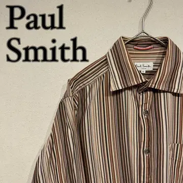 [새상품급] Paul Smith 폴스미스 스트라이프 패턴 멀티 컬러 셔츠