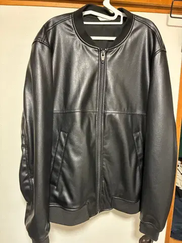 ZARA 블랙 가죽 자켓 집업 캐주얼