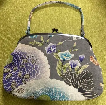 꽃무늬 그레이 일본 의류용 백