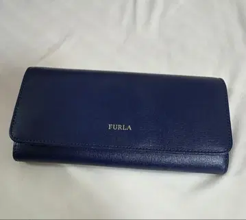 FURLA 네이비 장지갑