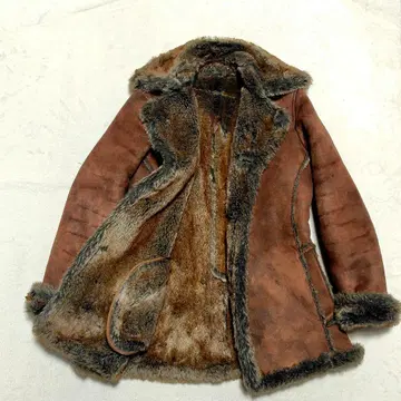 Archive 00s y2k 퍼 무스탕 코트 페어리 그런지